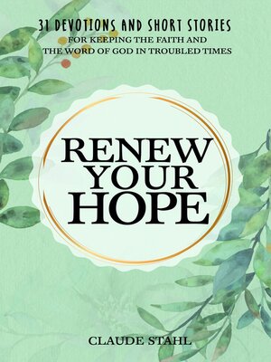 cover image of Renew Your Hope